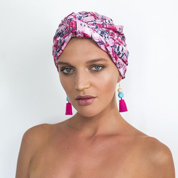 louvelle turban shower cap