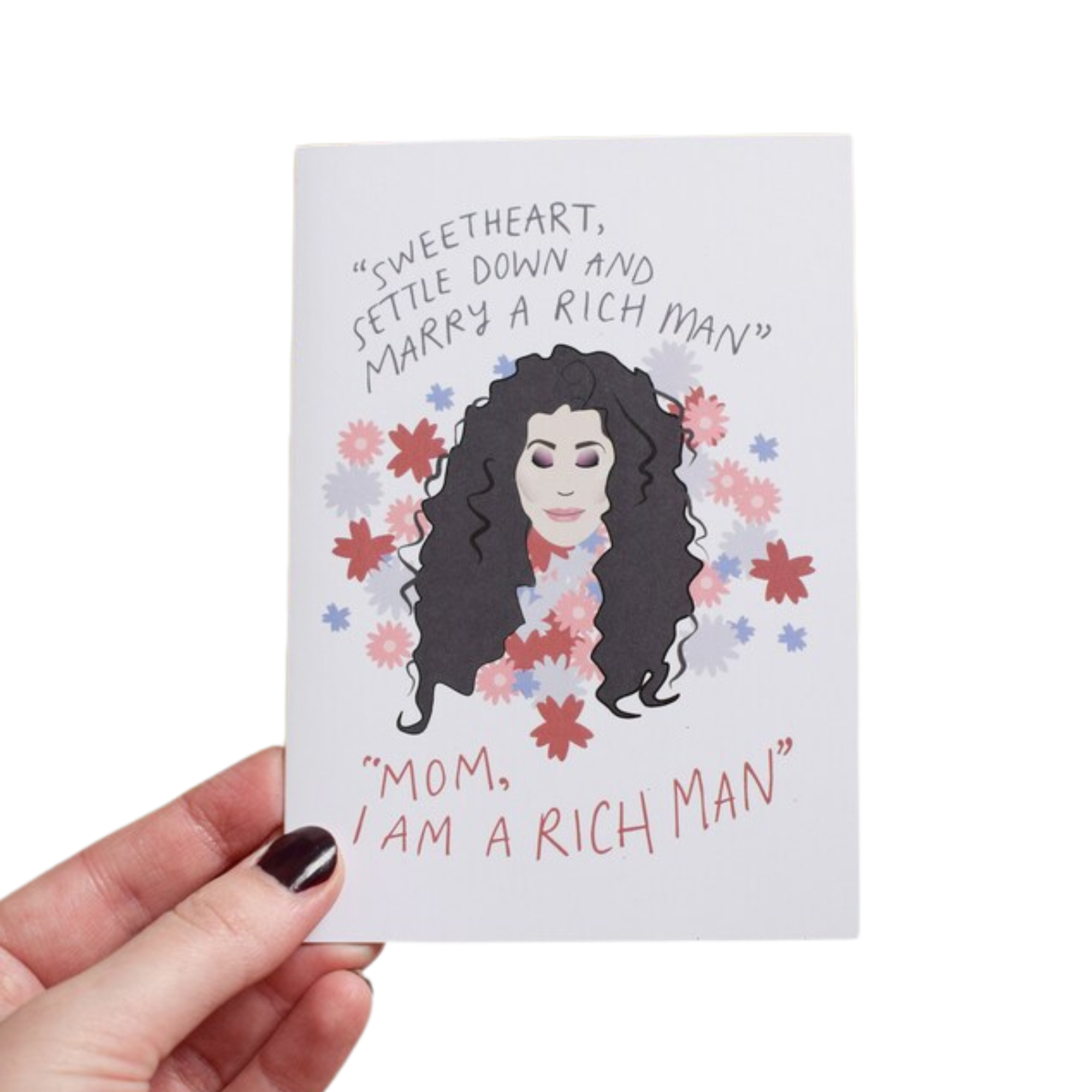 Cher 'Mom I am a rich Man' Card - Lore Perfumery