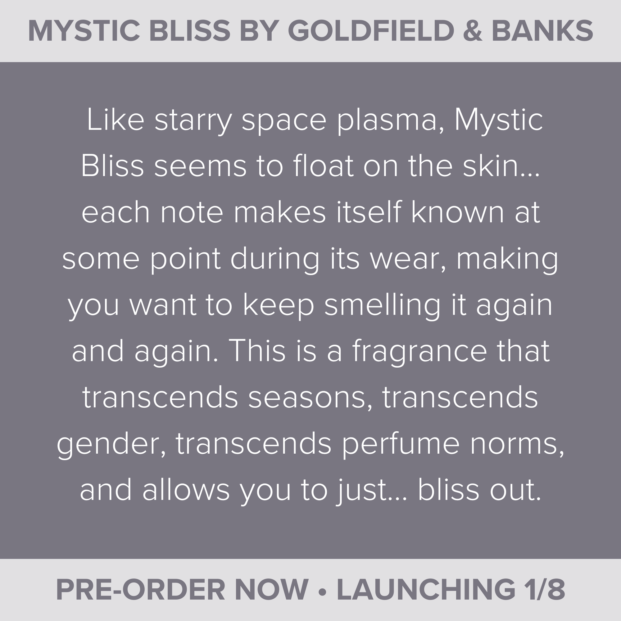 Mystic Bliss Pre Order Website Banner